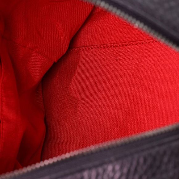 Christian Louboutin Panettone Convertible Satchel Spiked Leather Small Black - Picture 6 of 8